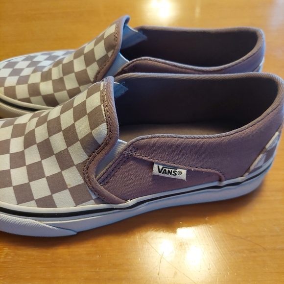 VANS Smokey Purple Asher Slip-on size 7 NWOB - Picture 3 of 4